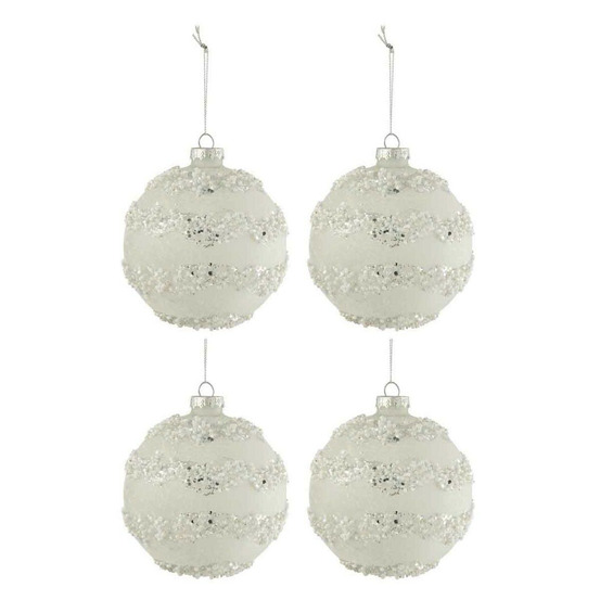 Lot de 4 boules de noël