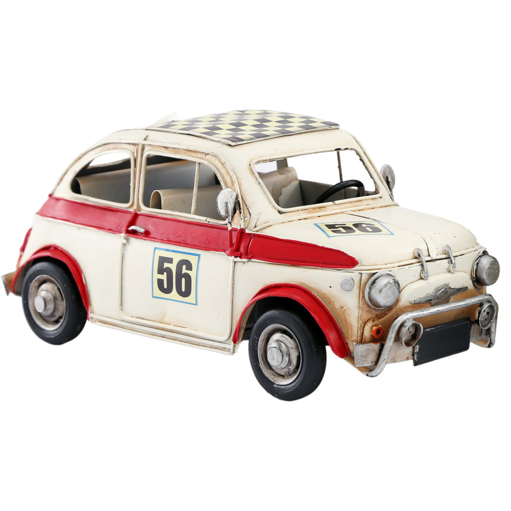 Statuette voiture de course en métal 27 x 13 cm modèle 1