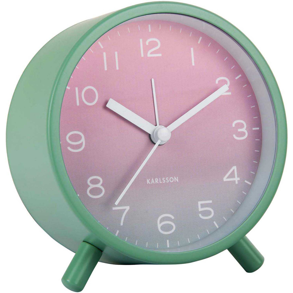 Réveil à poser gradient vert