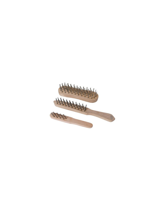 Lot de 3 brosses métalliques - evoe