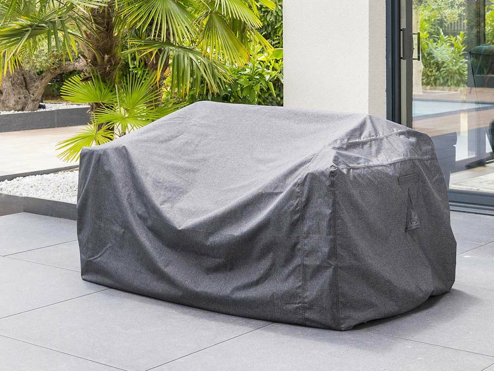 Housse pour canapé hambo l gris - 260 x 115 x 100 cm
