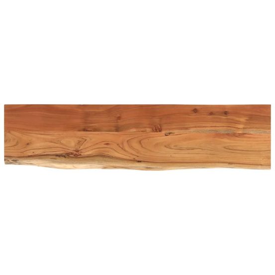 Dessus de table 160x40x3,8 cm rectangulaire bois massif acacia