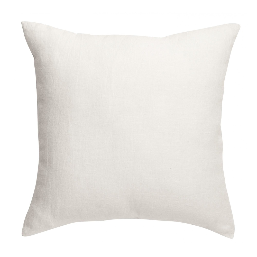 Coussin uni zeff blanc 45 x 45 cm