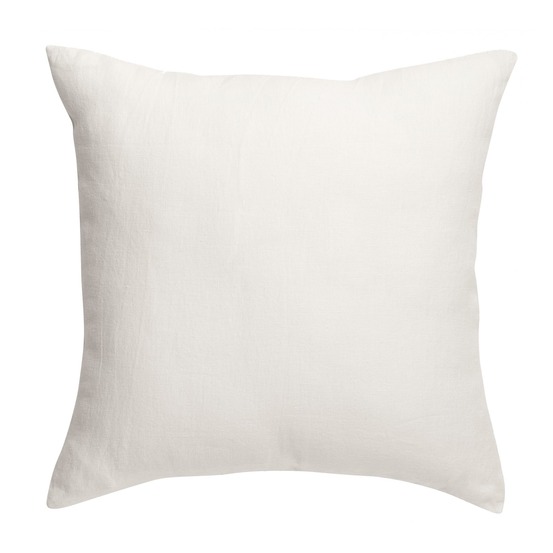 Coussin uni zeff blanc 45 x 45 cm
