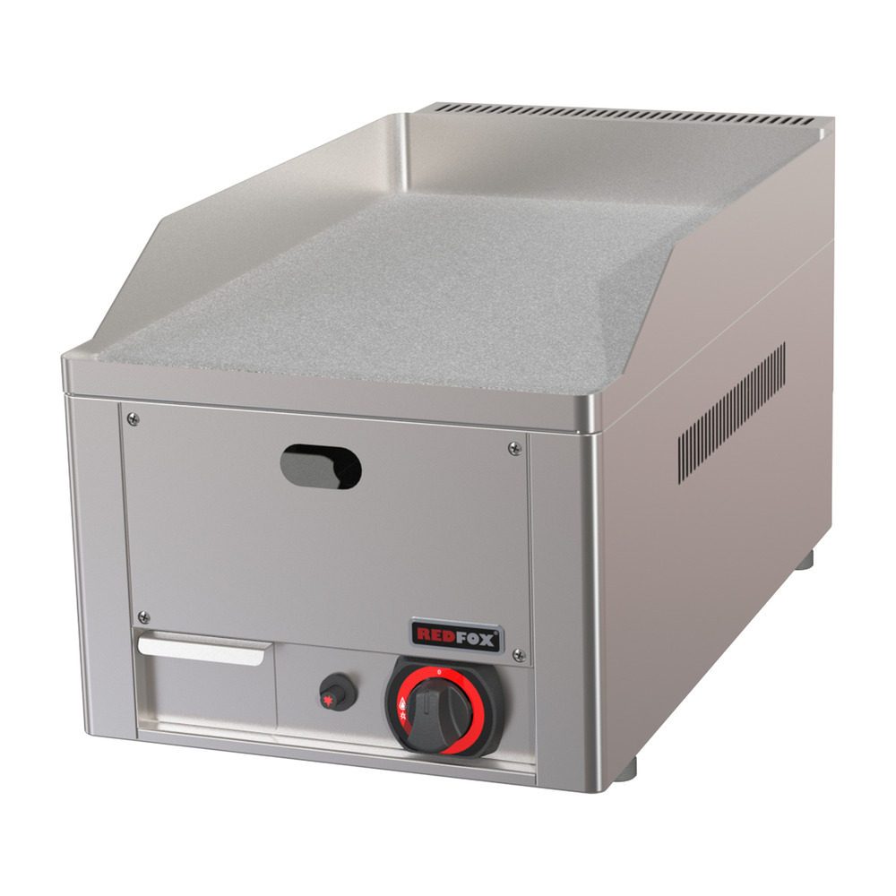 Plaque de cuisson 32x48 à gaz chrome durable lisse top fthc 30 g - redfox