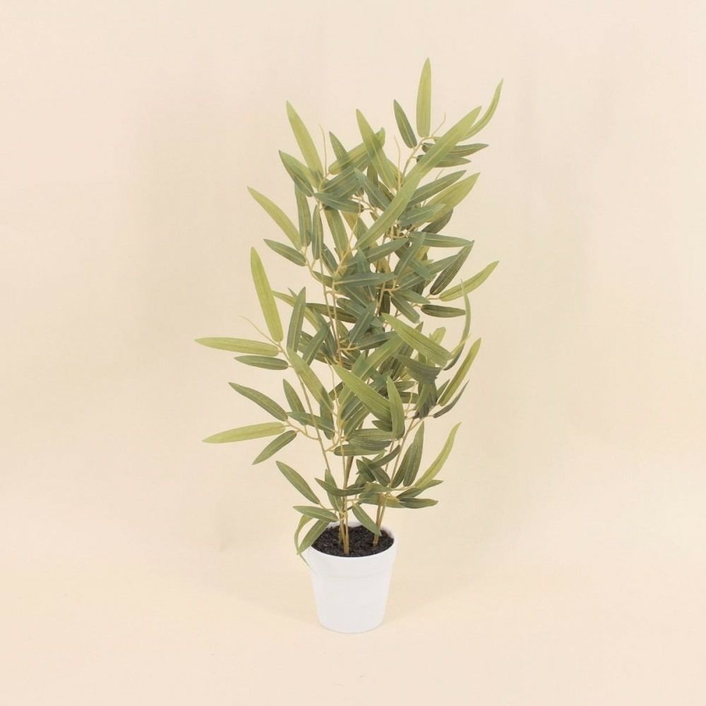 Plante artificielle pot effet béton 54cm