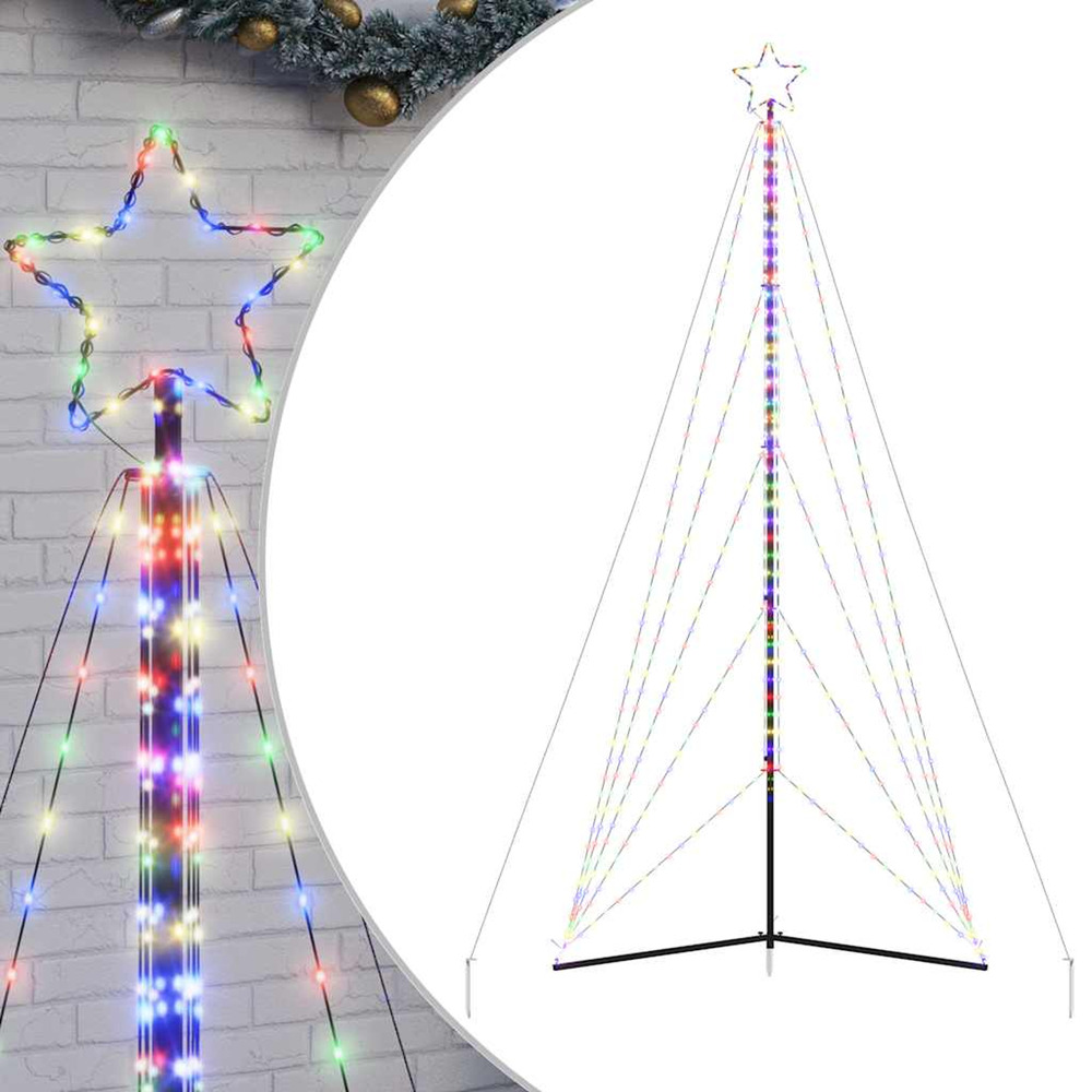 Sapin de noël à led 615 led colorées 404,5 cm
