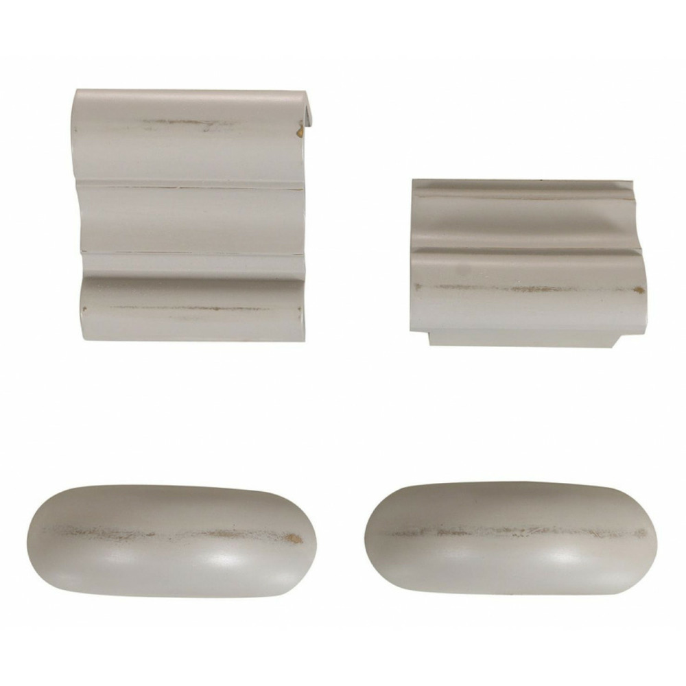 Set de jonction bibliothèque modulable mdf gris - harmonie interior's