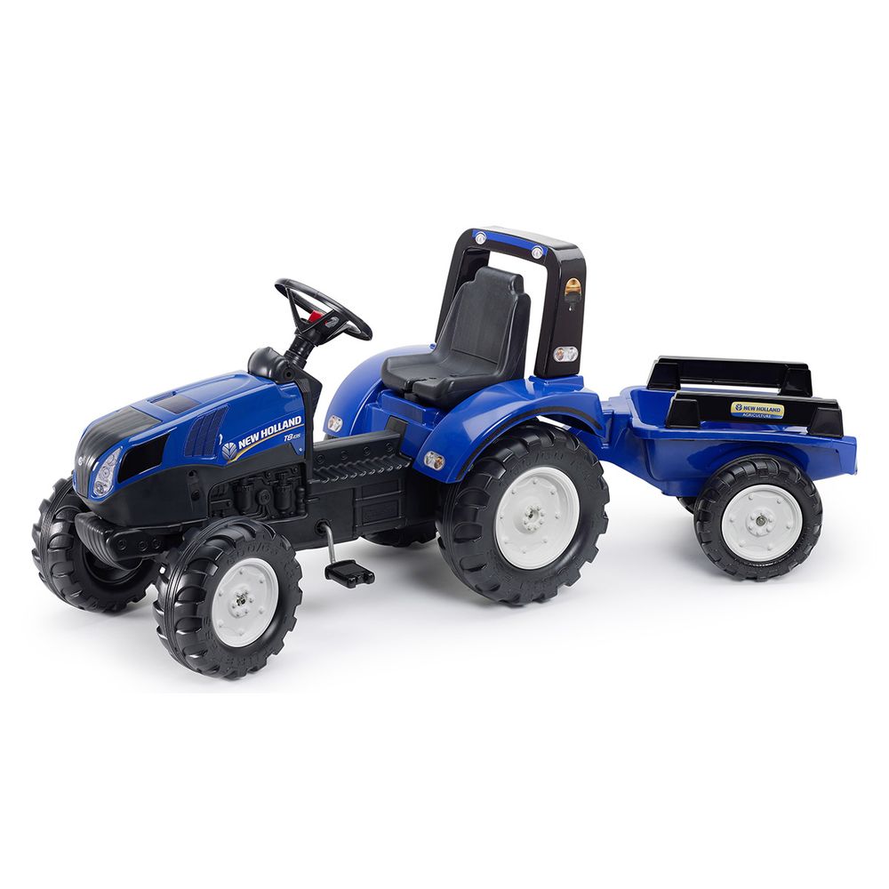 Tracteur enfant new holland avec remorque 3 à 7 ans
