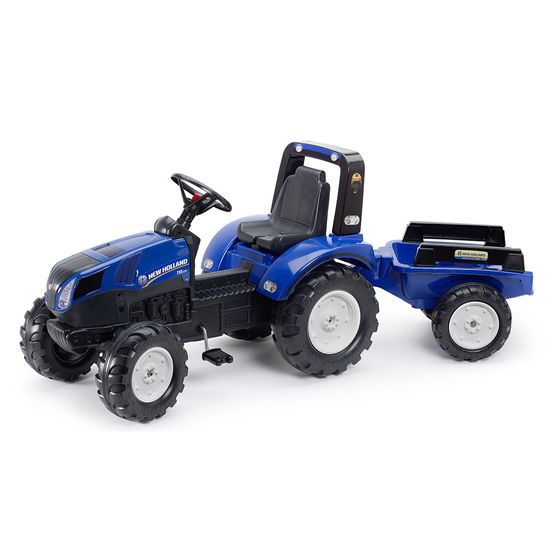 Tracteur enfant new holland avec remorque 3 à 7 ans