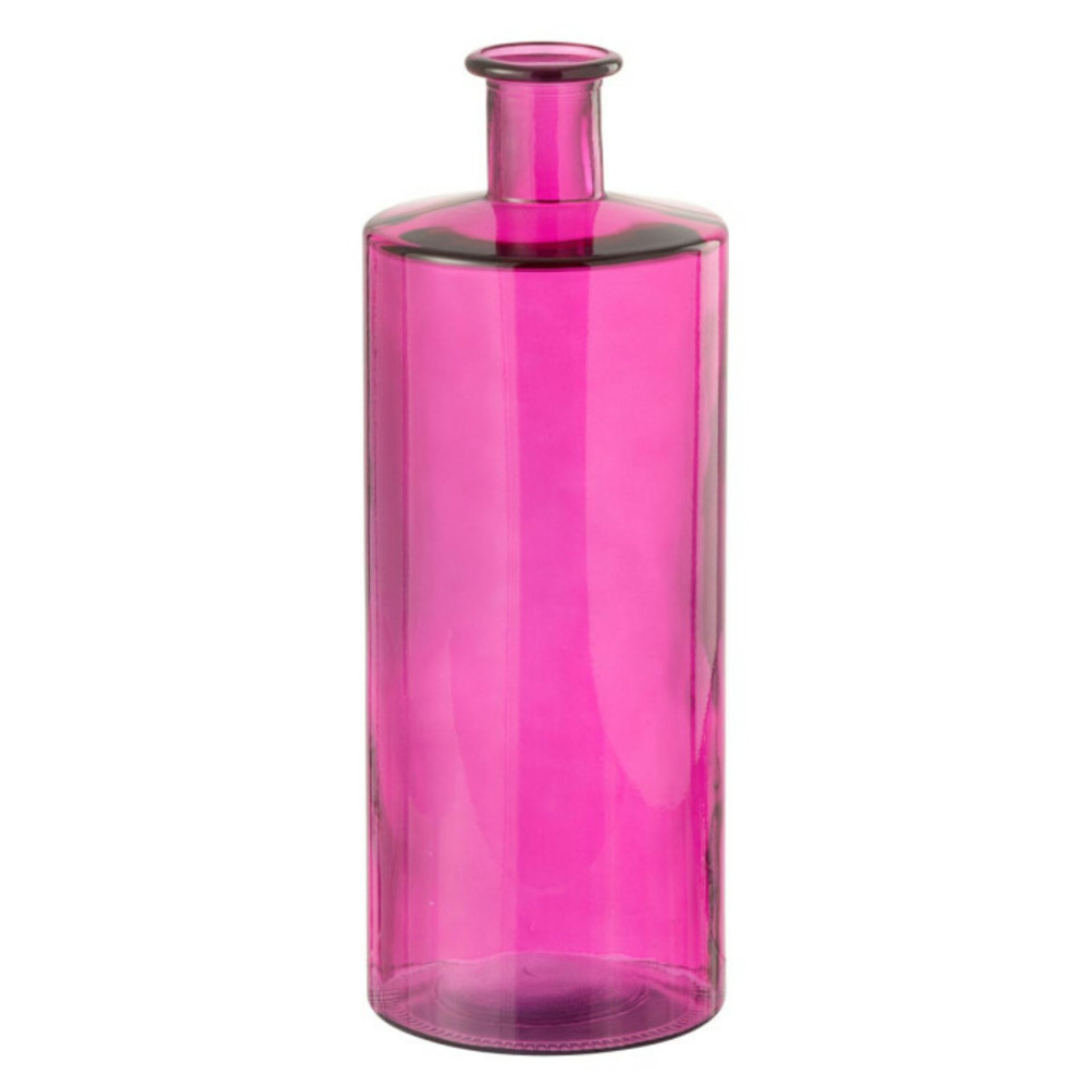 Vase bouteille en verre 