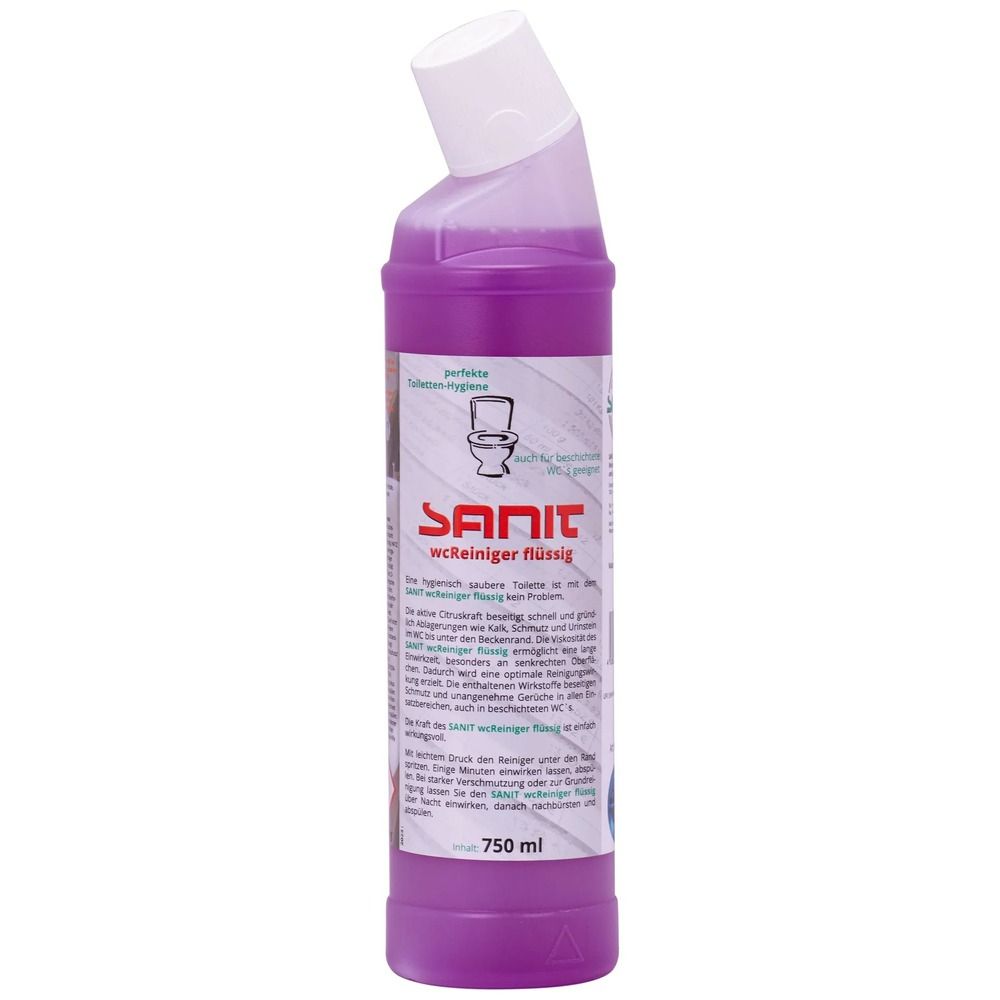 Nettoyant wc liquide, sanit, nettoyant cuvette wc, 750 ml