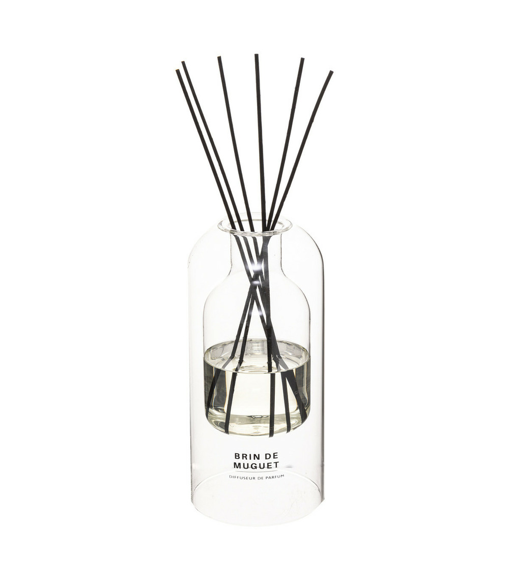 Diffuseur de parfum brin de muguet 500 ml avec 6 bâtonnets