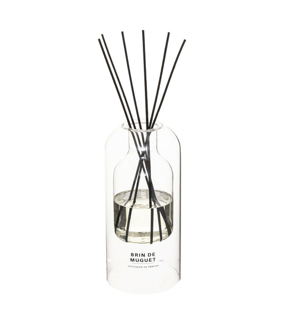 Diffuseur de parfum brin de muguet 500 ml avec 6 bâtonnets
