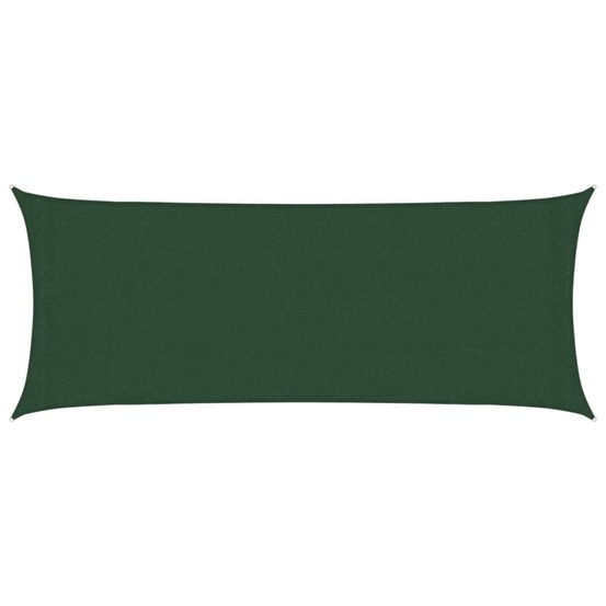 Voile d'ombrage 160 g/m² vert foncé 2x5 m pehd
