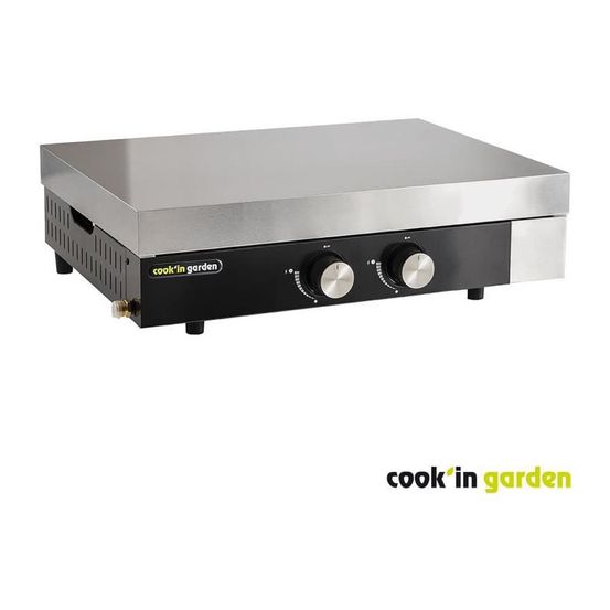 Plancha gaz 2 brûleurs 5kw - pg035c