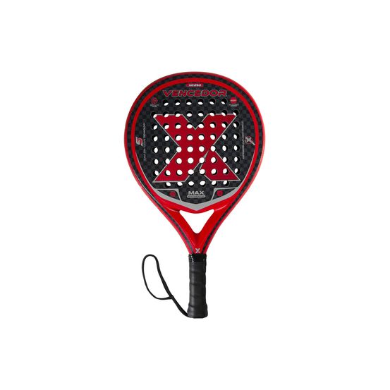 Raquette de padel rouge, 37x26x3,5cm, 360g - xqmax