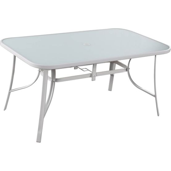 Table de jardin Cordoba - Phoenix - 6 places - Blanc