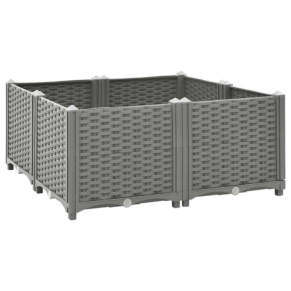 Lit surélevé 80x80x38 cm polypropylène