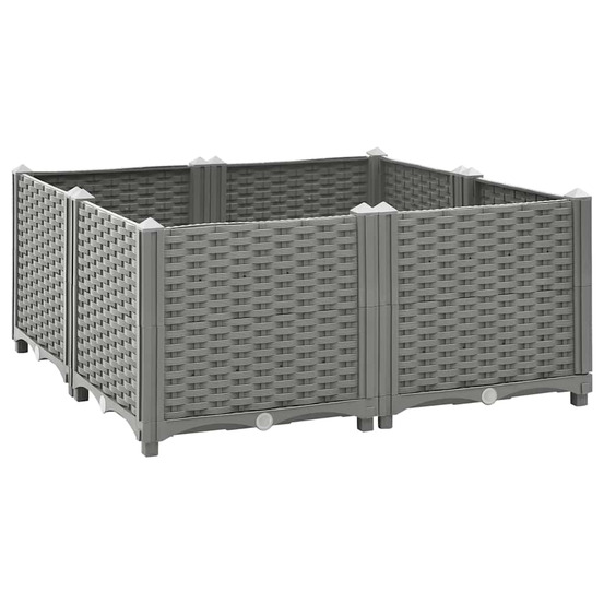 Lit surélevé 80x80x38 cm polypropylène