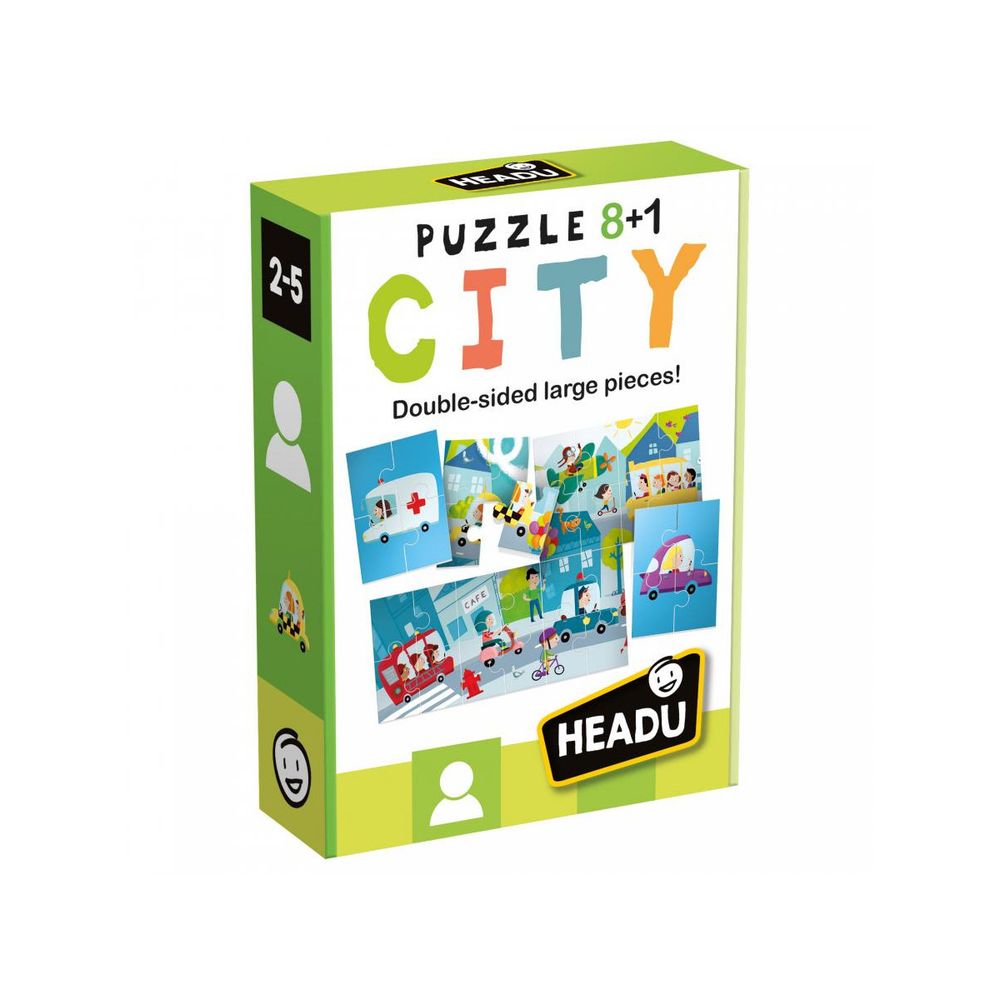 Puzzle 8 + 1 the city- la ville