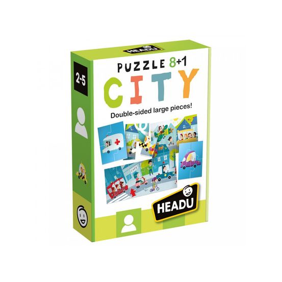 Puzzle 8 + 1 the city- la ville