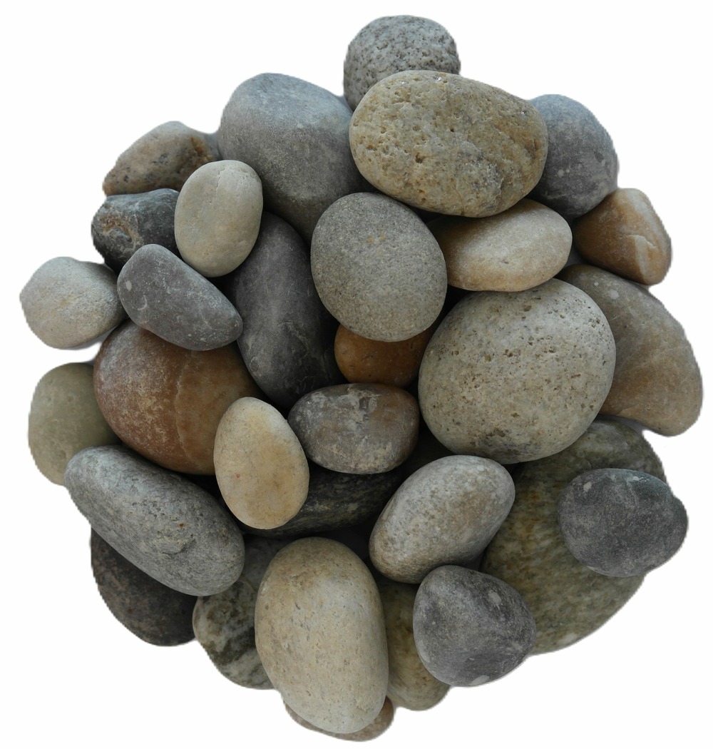 Galet roulé gris mixte 20/50 en big bag de 350 KG