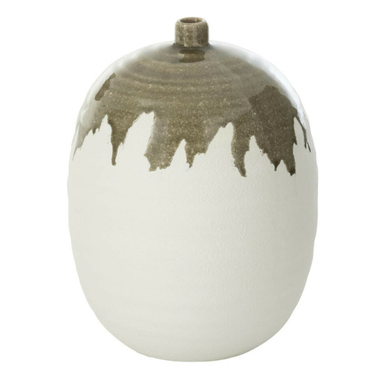 Vase bouteille en argile