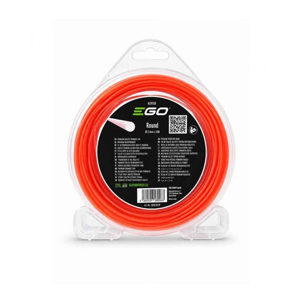 Bobine de fil débroussailleuse rond 15 mètres 2,4 mm ego power+ al2415r