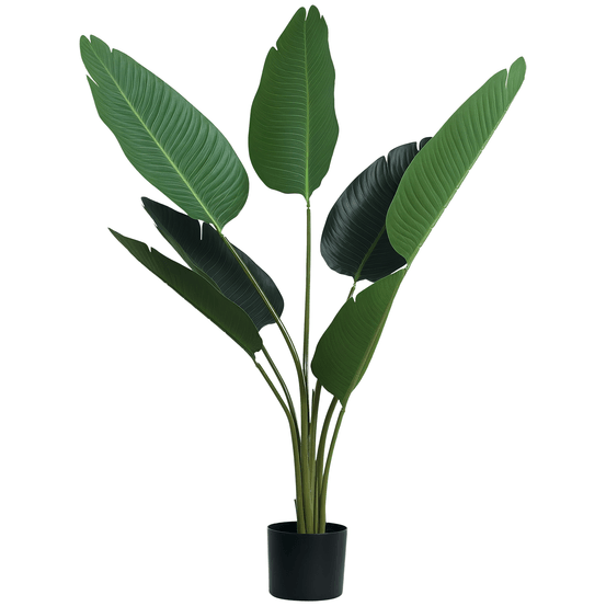 Petit palmier artificiel pe décoration maison usage pratique 120cm vert