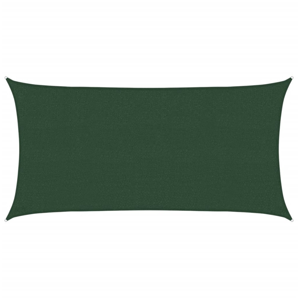 Voile d'ombrage 160 g/m² vert foncé 2,5x5 m pehd