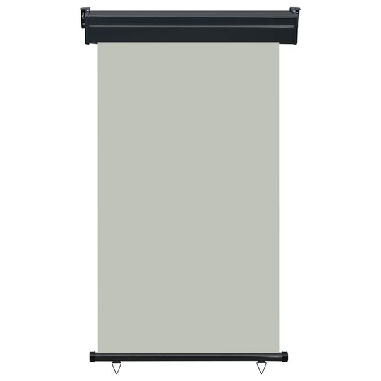 Auvent latéral de balcon 105x250 cm gris
