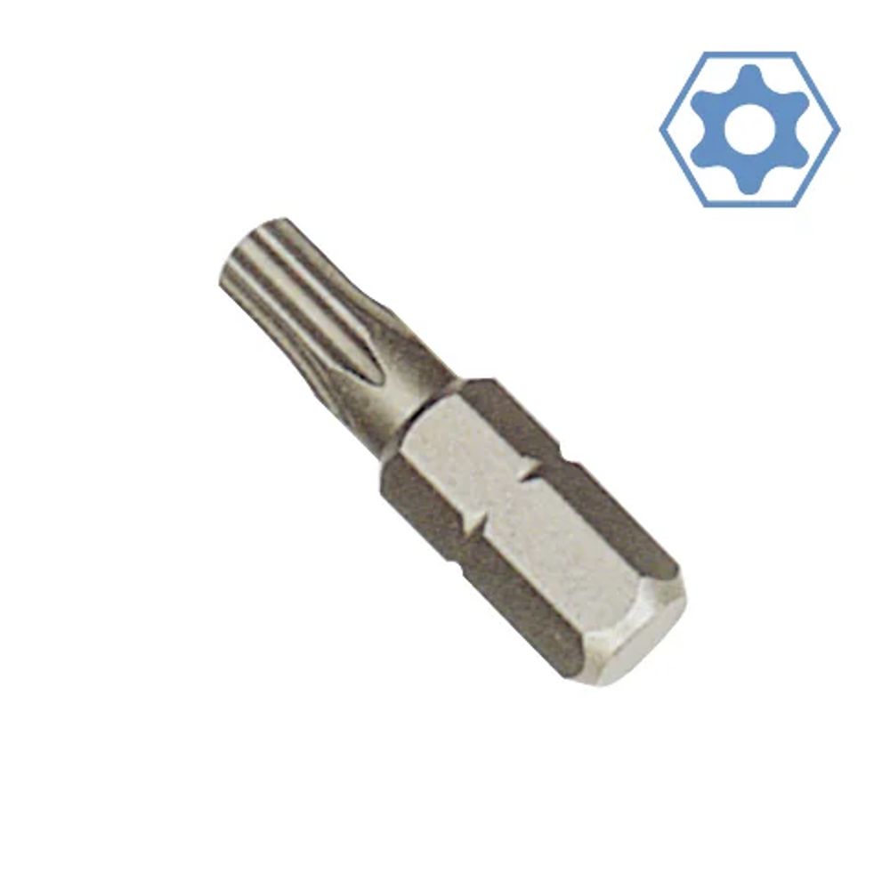 Embout hexagonal perçé tt30, 1/4 pouce - sécurité et précision