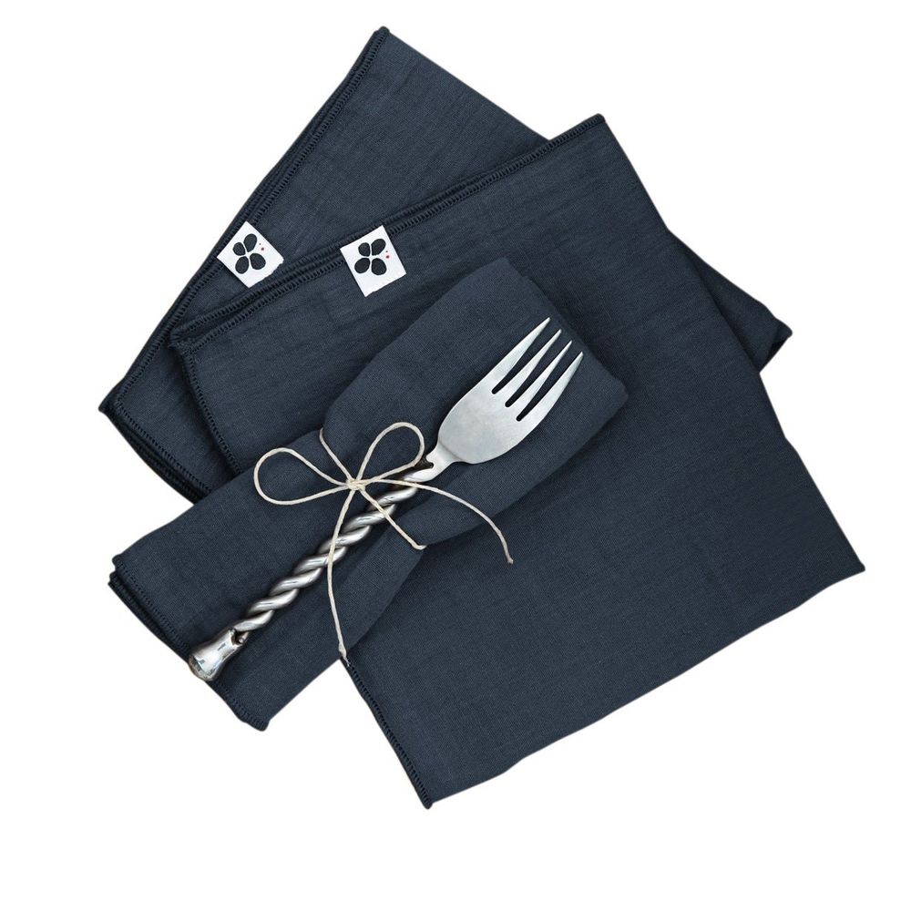 3 serviettes de table gaia