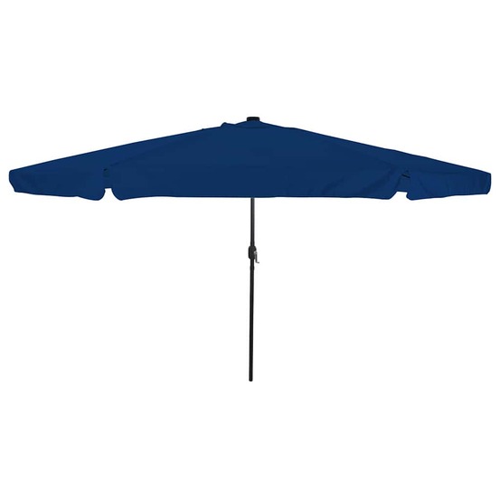 Parasol de jardin azur 395 x 395 x 245 cm polyester
