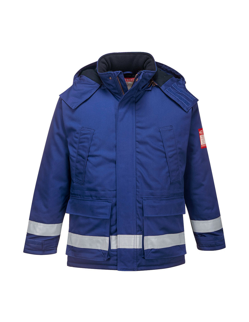 Parka hiver fr anti-statique couleur : bleu royal taille m - portwest