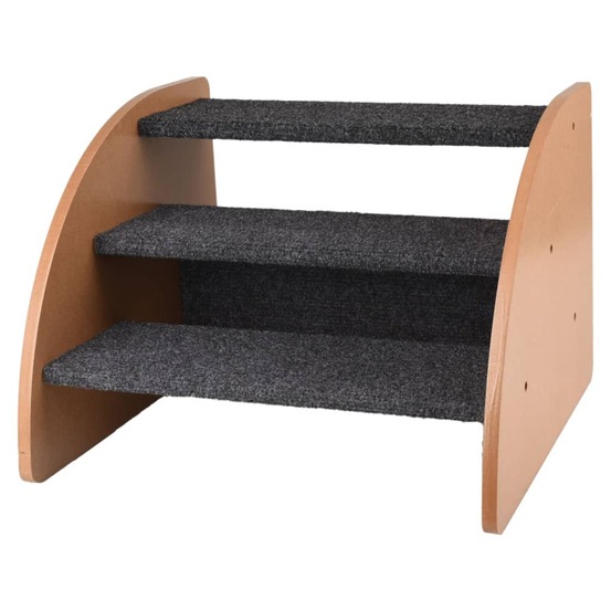 Marche pour chiens karpi 41,5x38,5x30 cm gris