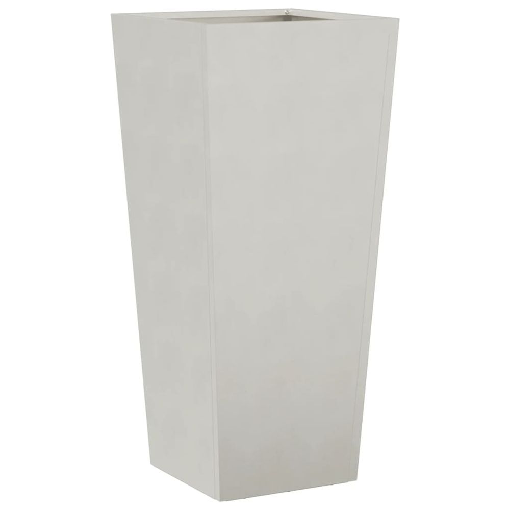 Jardinière d'extérieur 35x35x75 cm acier inoxydable