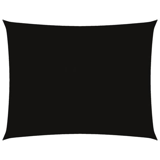 Voile de parasol tissu oxford rectangulaire 3,5x4,5 m noir