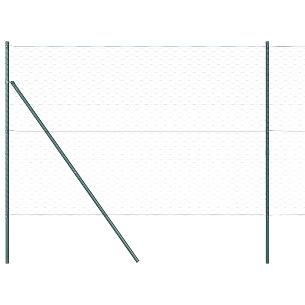 Poteau de clôture. Vert 100 x 1,5 m (maille de 50 mm)