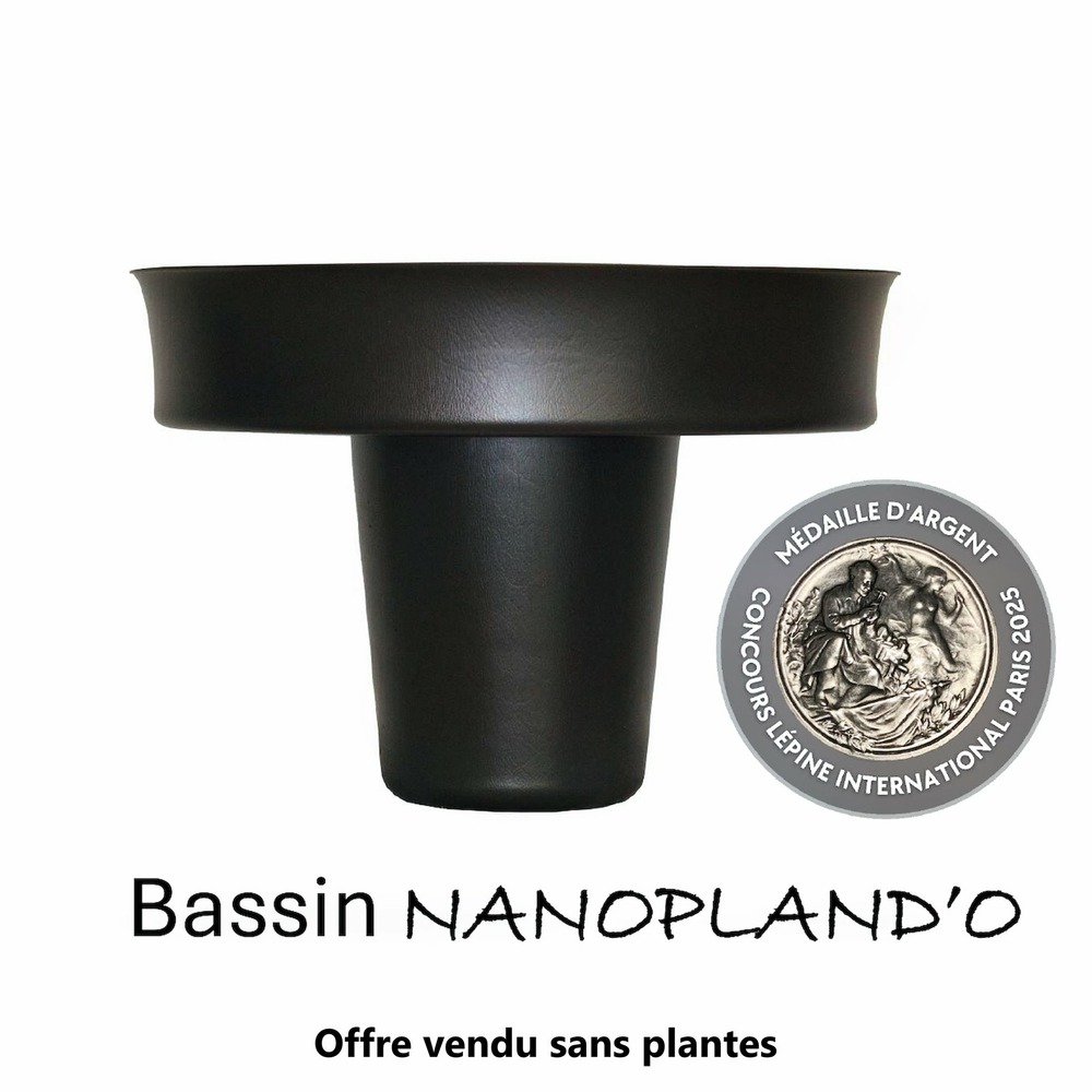 Bac ou mini bassin 60 litres ø66×h46 – polypropylène. Offre sans plantes ni accessoires – médaillé d'argent