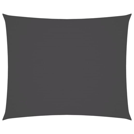 Voile de parasol tissu oxford rectangulaire 2x3 m anthracite