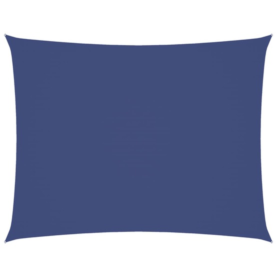 Voile de parasol tissu oxford rectangulaire 2,5x4 m bleu