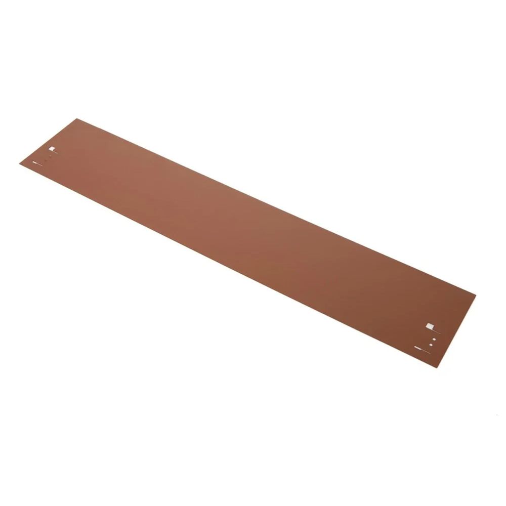 Bordure de jardin en métal hauteur 13,5-18,5 cm longueur 120 cm | bordure jardin, couleur: brun; taille: 10 pièces 18.5 cm