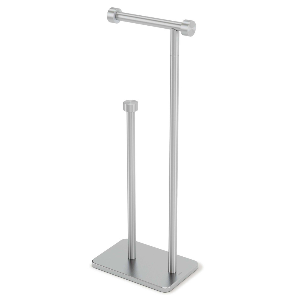 Support pour papier toilette avec réserve cappa nickel