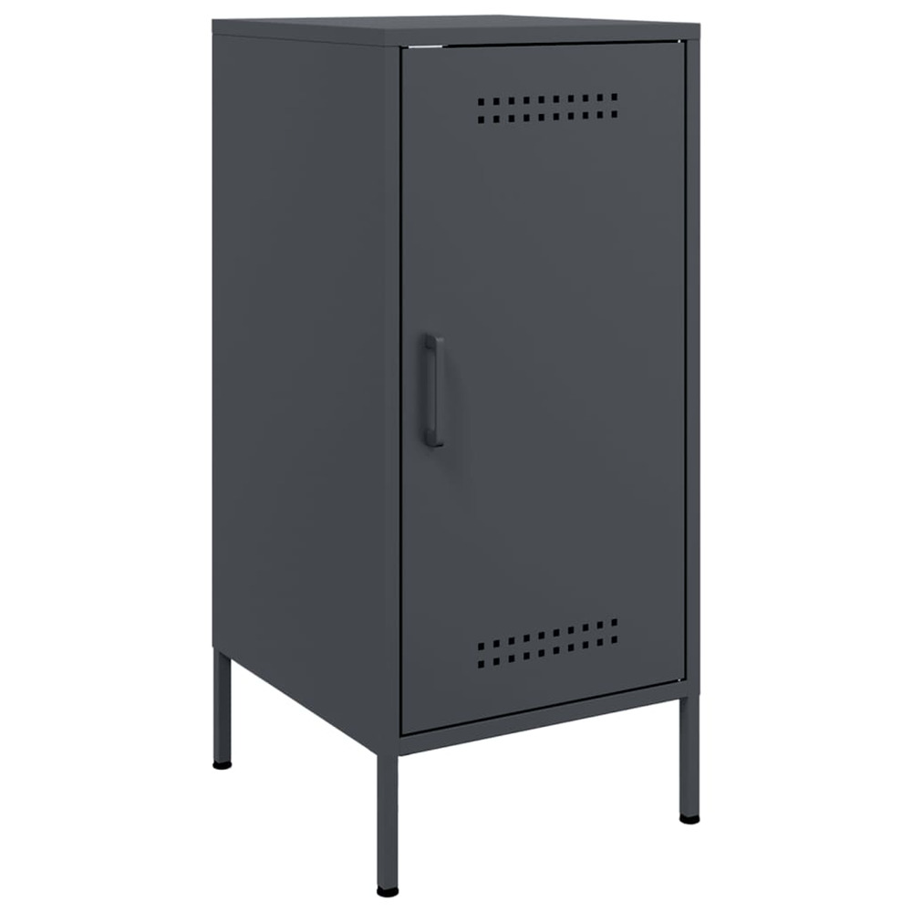 Buffet anthracite 36x39x79 cm acier