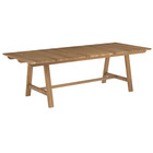 Budi - table de jardin 240 cm en bois de teck massif