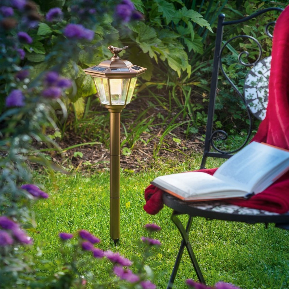 Borne solaire tivoli éclairage blanc chaud