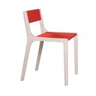 Chaise design sepp rouge