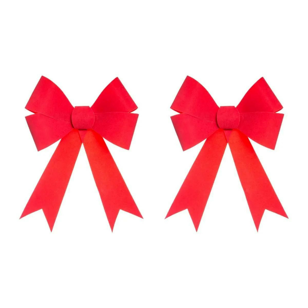 Lot de 2 nœuds déco 